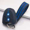 Key Case Cover for Toyota Grand New Avanza Xenia PERODUA Alza Myvi Axia with Keychain Anti-Scratch Guard Shockproof Protection Soft Grip Texture