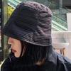 Summer Bucket Hat For Women Outdoor Foldable Fisherman Cap Solid Color Cotton Girls Panama Beach Sun Hat
