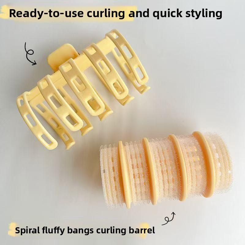 1PCS French Air Inward Bangs Curler Hair Fluffy Clip Big Wave Fixed Artifact Curling Clip DIY Hairdressing Tool