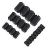 1Set Black Clip-on Ferrite Ring Core Bead Choke RFI EMI Filter Noise Suppressor Cable Clip For USB Audio Video Cable Power Cord