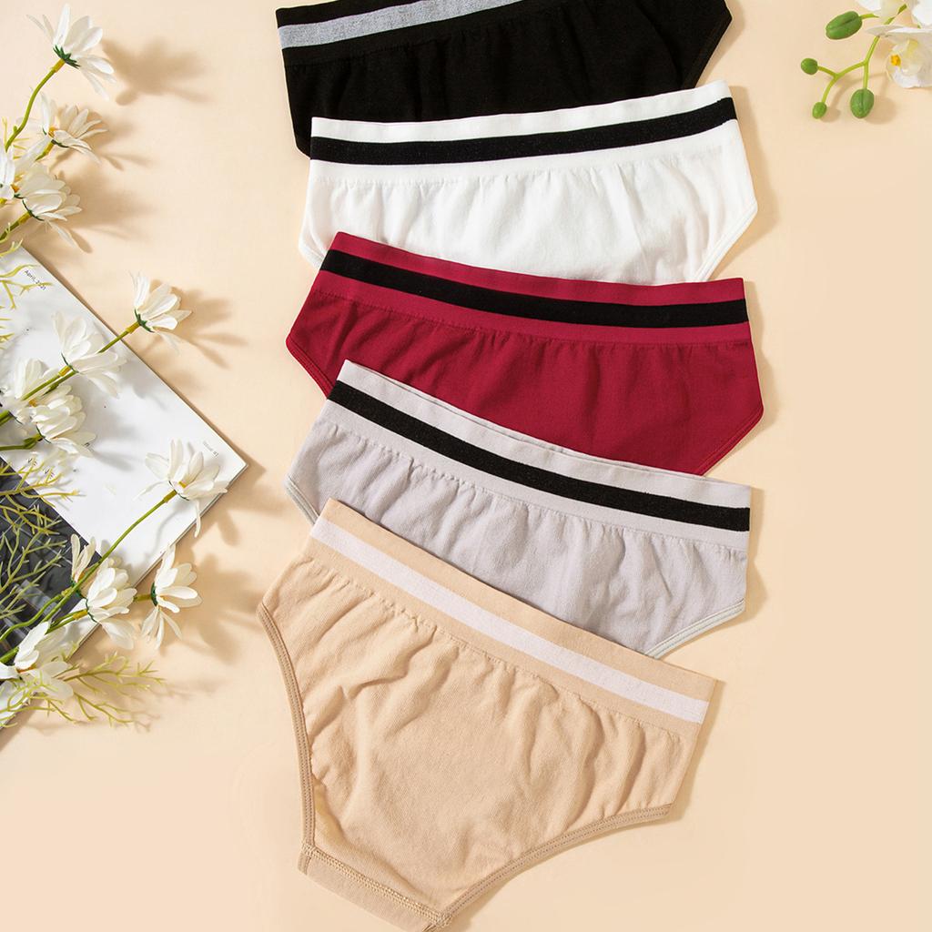 Ladies' Mid Waist Seamless Breathable Underwear