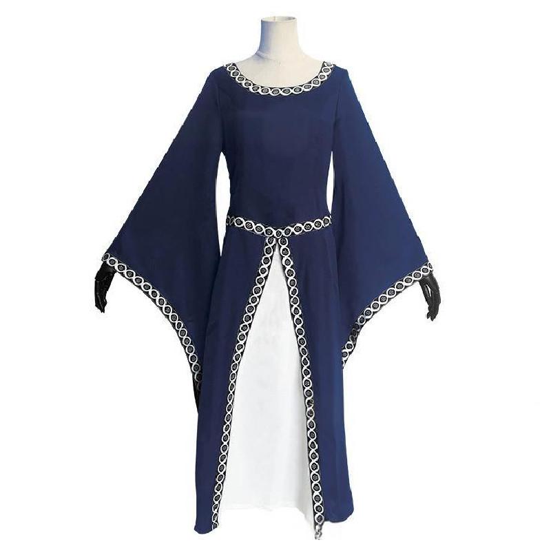 Cosplay Women Renaissance Costumes Medieval Victorian Long Dress Fashion Retro