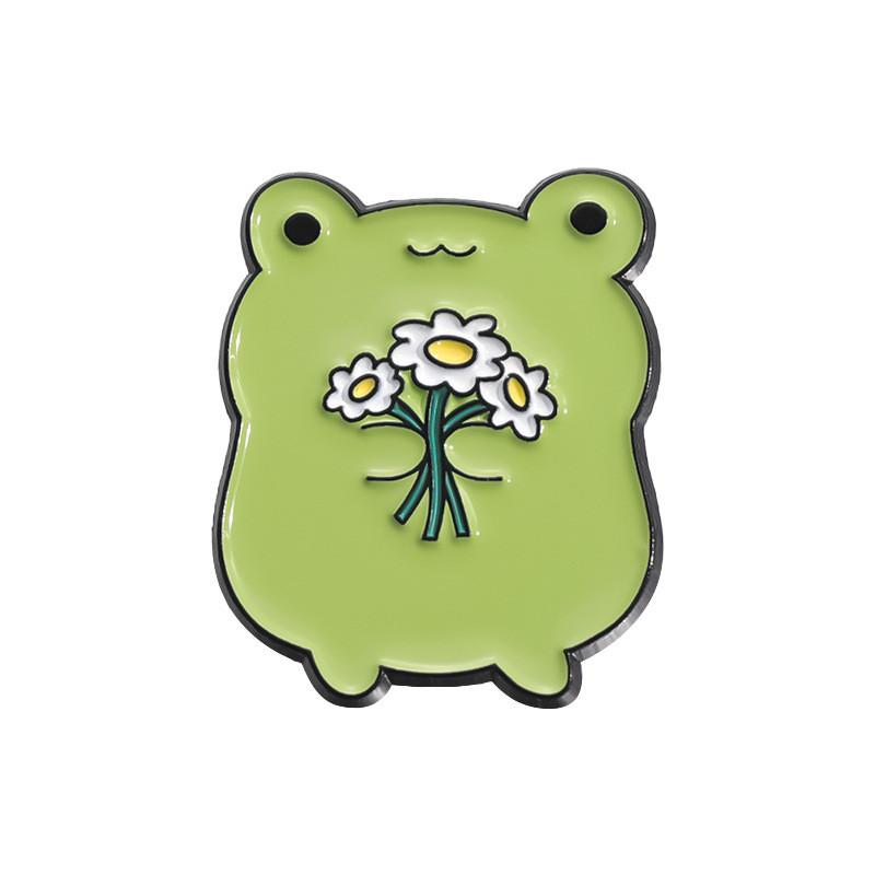 Stylish Fun And Animal Character Brooch In Frog Duck Rabbit Hedgehog Designs For Fashion Lovers