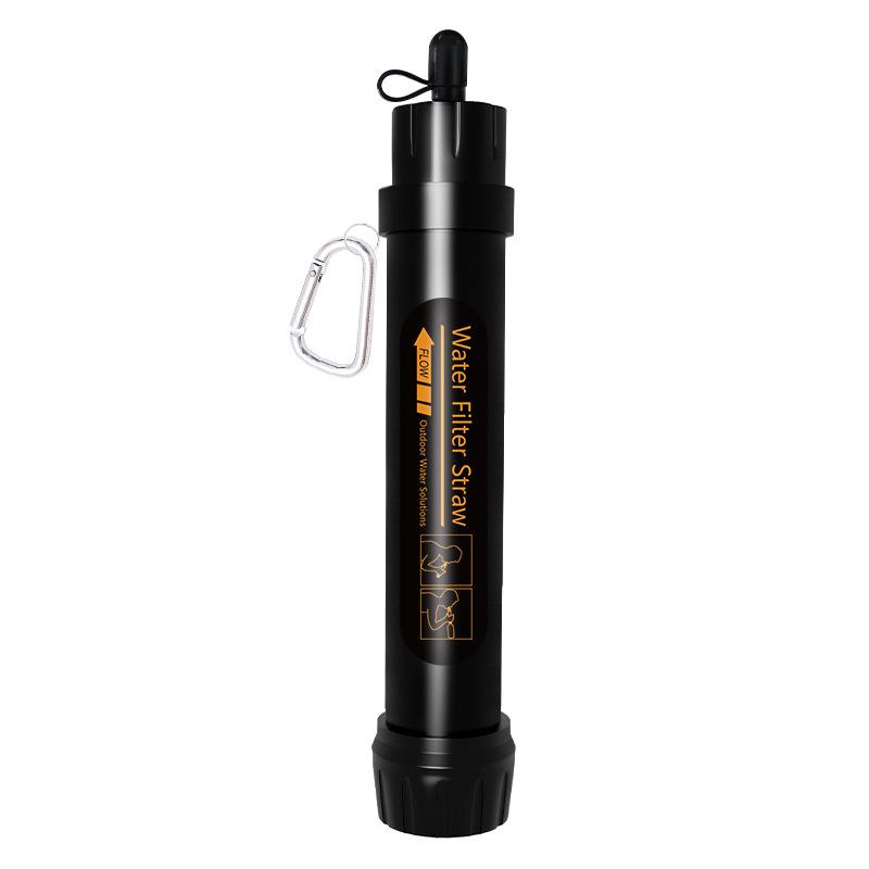 Portable Outdoor Water Filter Straw Water Filter For Survival Or Emergency Supplies Activated Carbon Fiber Sewage Processor