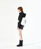 Diagonal Chubby Summer Bag (White)