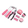 24-teiliges Mini-Werkzeugset mit rutschfestem Griff, Pink, Tragbares Handwerkzeug-Set für Frauen, Heimwerkerwerkzeug