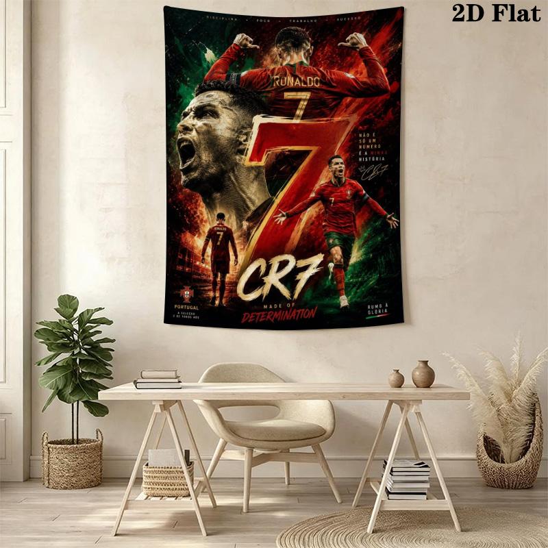 Ronaldo'S Determination Cr7'S Legacy Threepiece Set 1 Duvet Cover 2 Pillowcase Without Core Duvet Cover And Pillowcase