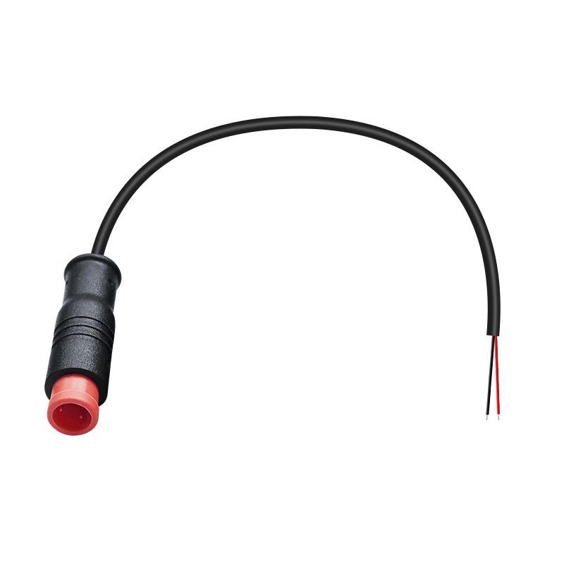 M8 Waterproof Plug with LED Solar Bicycle Sensor Power Cord