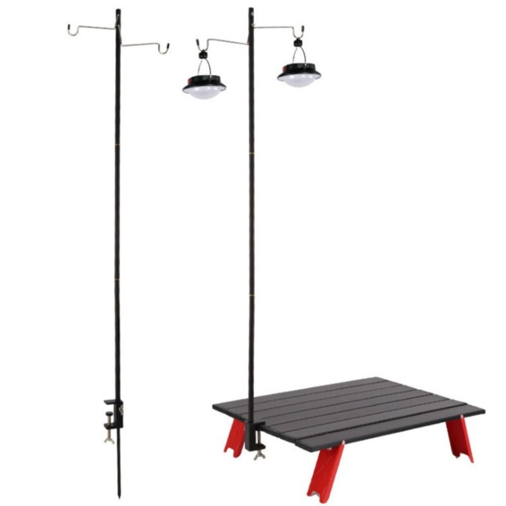 Detachable Camping Lantern Stand Aluminum Alloy Lantern Hangers New Tent Lamp Stand Fishing