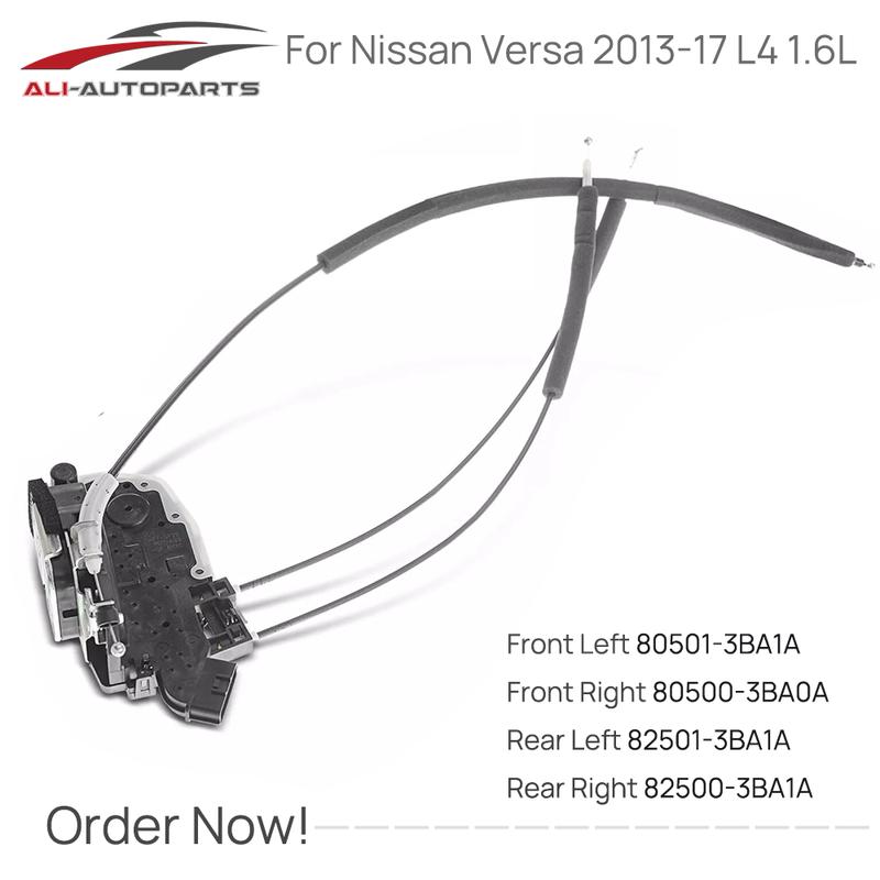 80501-3BA1A 80500-3BA0A Передний Задний Левый Правый Привод Замка Двери для Nissan Versa 2012- 1.6L L4 82501-3BA1A 82500-3BA1A Front Left 4-PINS