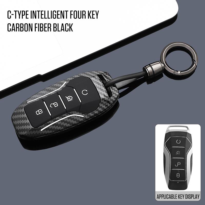 Interior Mouldings Car Remote Key Case Cover Protect Shell Bag For BYD Song PRO Qin Plusdmi Atto 3 Han EV Max Tang DM Dolphin Ac