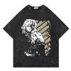 Vinland Saga Anime Graphic Tshirt Vintage Washed Thorfinn Viking Manga Merch Harajuku Unisex Oversized Short Sleeve Tee Tops
