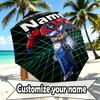 Custom Name Personalized Transformers Print Umbrella, Auto Open Close, 8‑Rib Sturdy Frame, Commute Camping Hiking Use, Birthday Gift