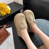 Fashion Girls Flats Spring Fall Shallow Lazy Loafers Shoes for Kids Girl Comfortable Soft Suede Sneaker Casual School Shoes