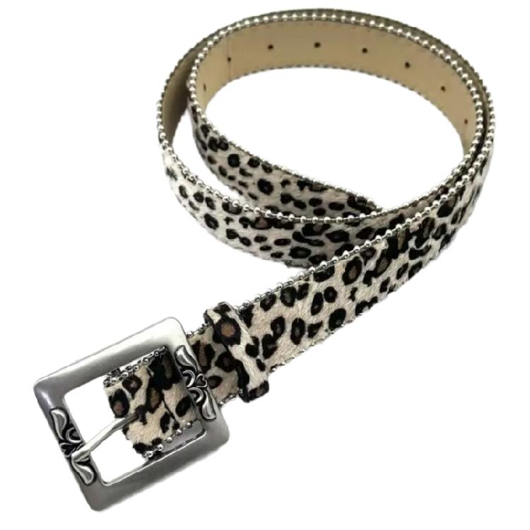 Waist Chain Buckle PU Belt for Women Proms Stage and Club Party Casual Wear Elaborate Waist Jewelry