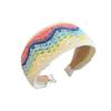 Crochet Knitted Kids Headband Colorful Children Hair Band Sweet Wide Hair Hoop  Daily