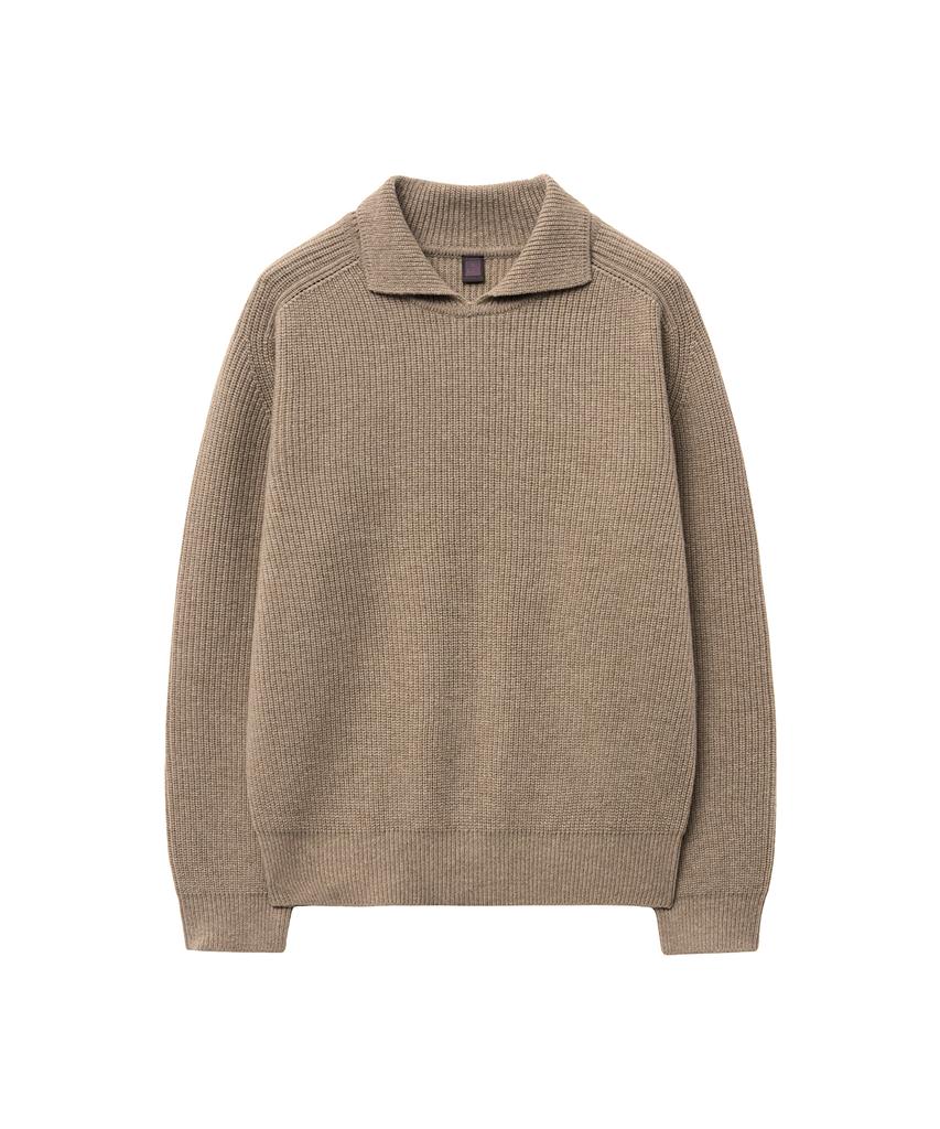 IOLO Alain Collar Knit_Beige