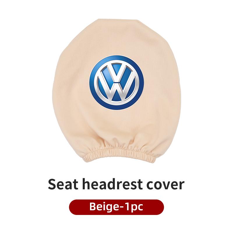 2026 Hot For Volkswagen VW Car Seat Headrest Protective Cover Anti-Dirty Pillow Protector For VW Scirocco Jetta Beetle Golf Pass