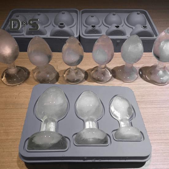 Silikonová forma na ledové kostky Nový tvar Výrobník ledových kostek pro dospělé Žert Dárkové potřeby pro párty pro whisky Koktejly Nápoj Brandy Šťáva