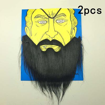 Fancy Dress Fake Beard Halloween Costume Party Facial Hair Moustache Wig Funny