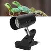 Reptile Sun Basking Lamp Clip on Bracket Rotatable Heat Light Holder with Clamp