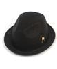 Yunibeosyeolkemiseuteuli Punk Simple Black Summer Fedora