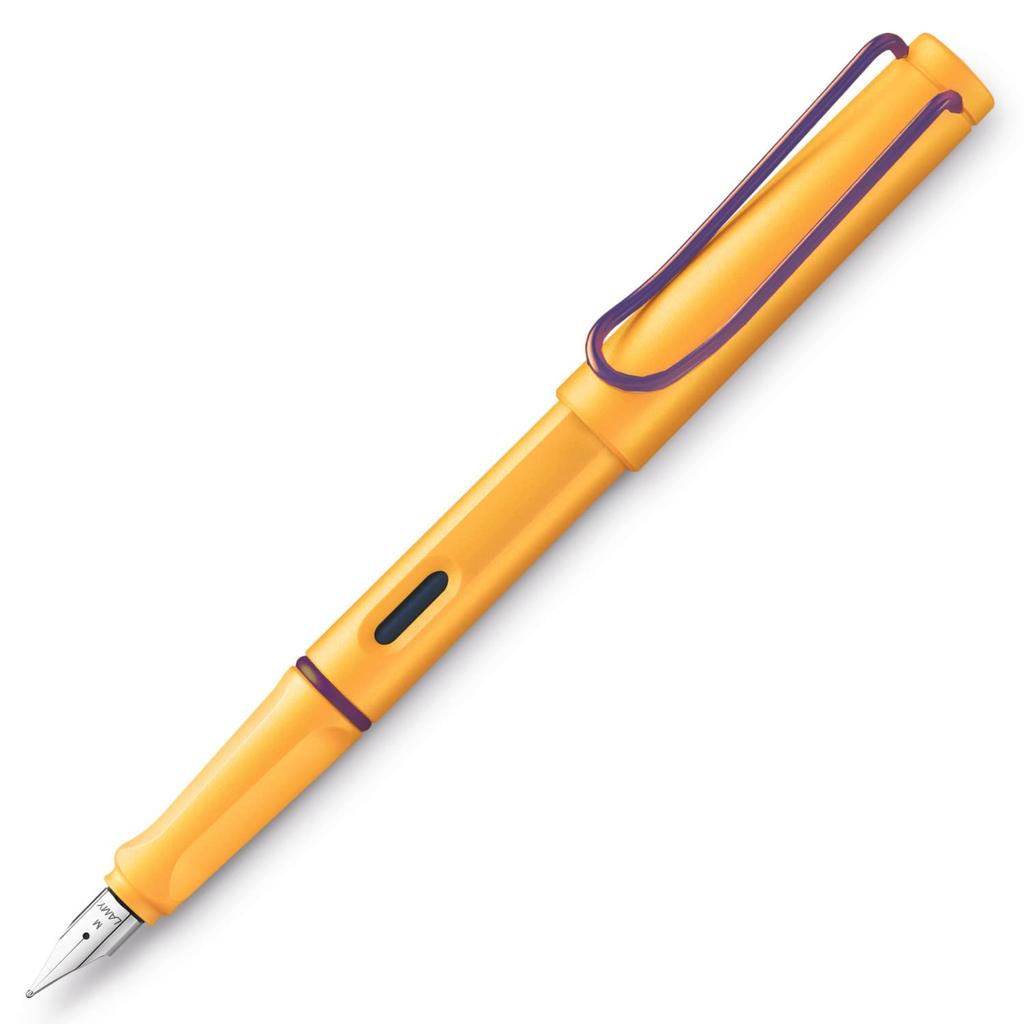 LAMY Fountain Medium Mango Purple Limited Officially Imported L21MGV-M Pen, Nib, Safari, Clip, Edition,