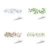 Flowers Wall Decals Peel And Stick Removable Floral Art Wall Stickers for Living Room Girls Room Nursery Bedroom