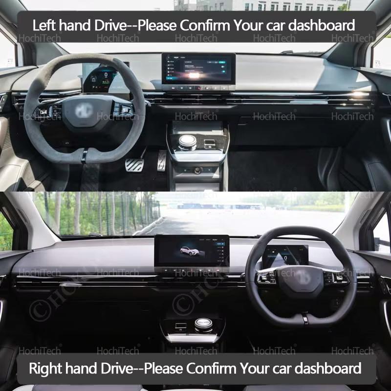 For MG MG4 MuLan EV EH32 -2024 Anti-UV Black Car Dashmat Dashboard Cover Suede Leather Dash Mat Pad Sunshade Accessories