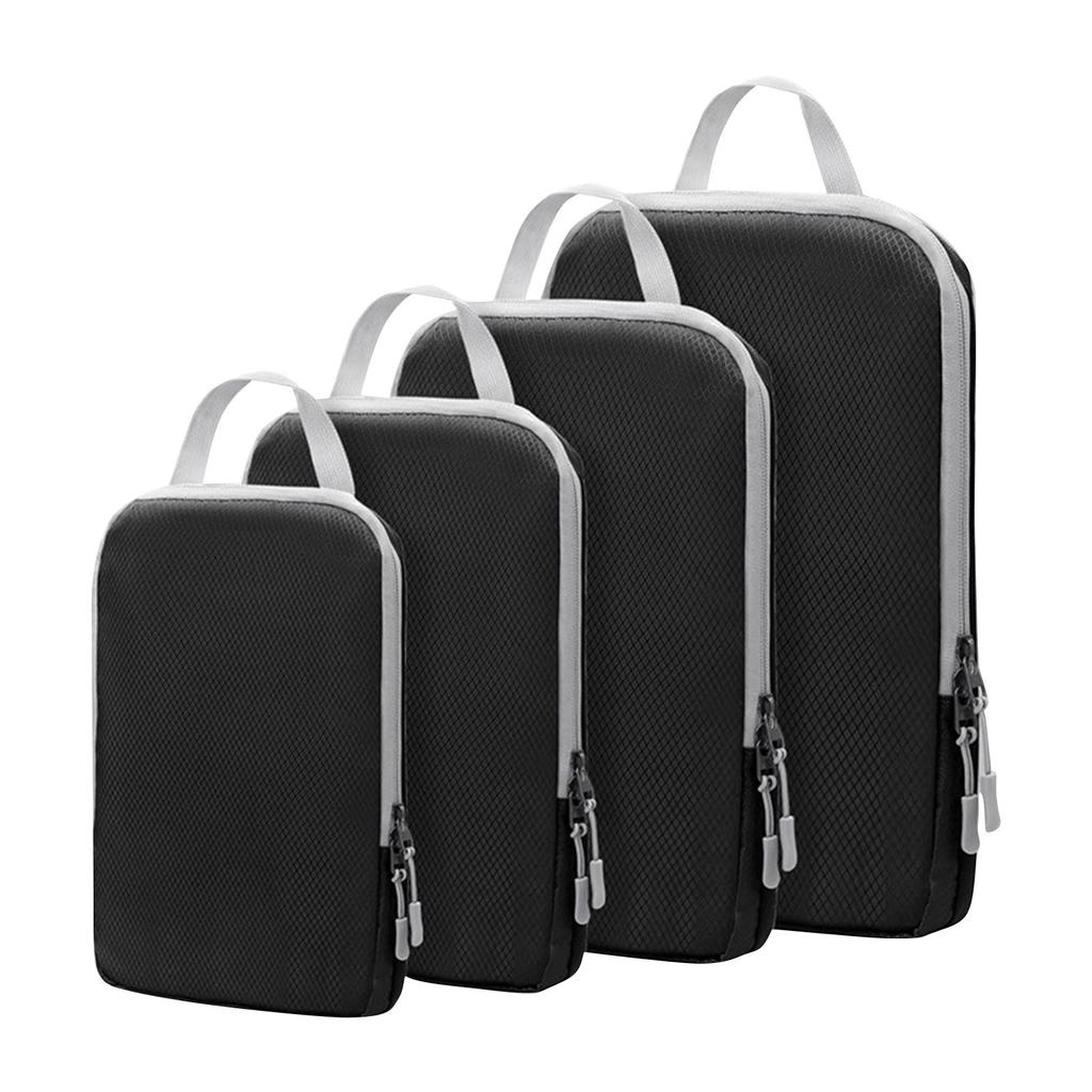 Compression Packing Cubes For Suitcases Travel 4 Set Expandable Travel Bags Organizer For Luggage