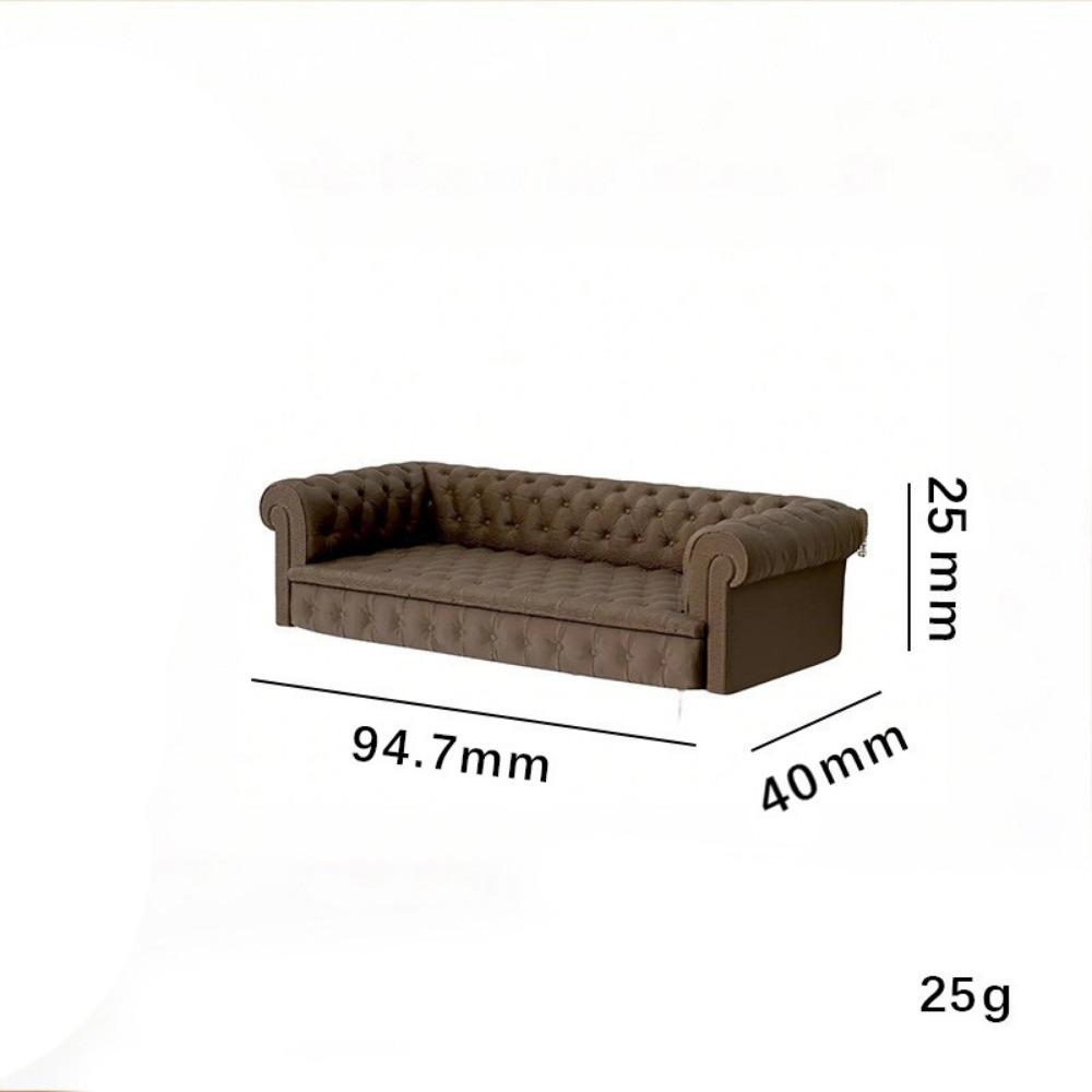 Multistyles European Style Sofa Model Mini Living Room Furniture New Pretend Play Toys