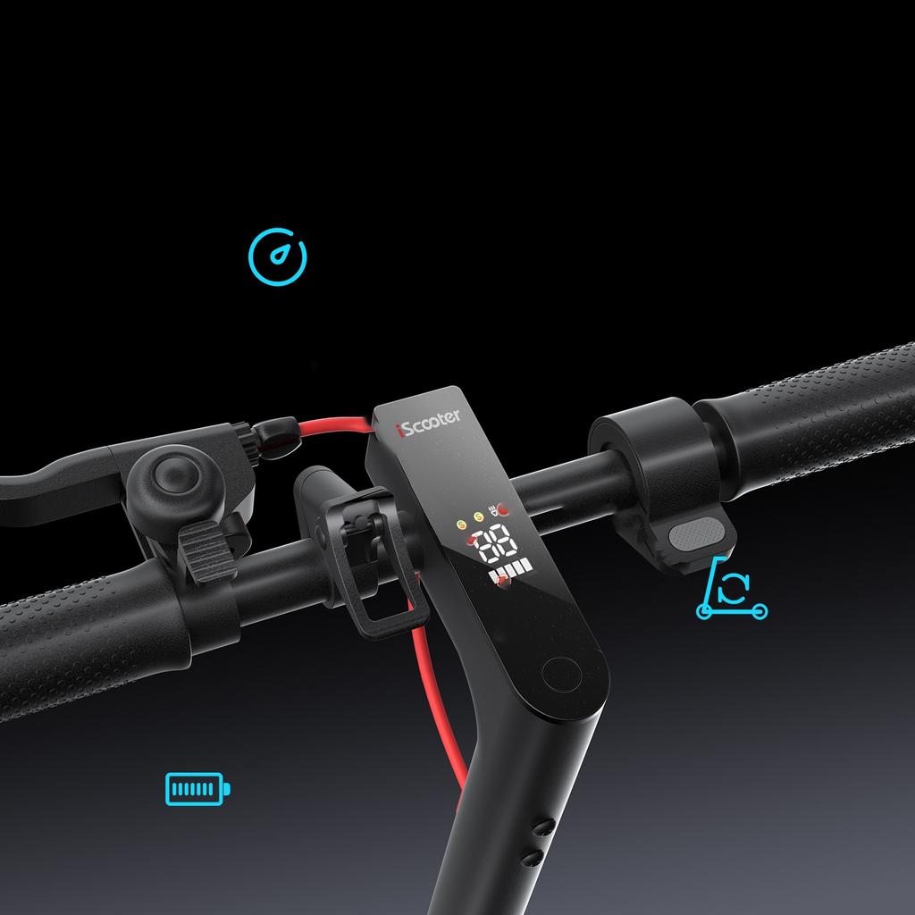 Foldable Scooter 8.5" iScooter i9-DZ Electric Scooter, 22-30km, 350W