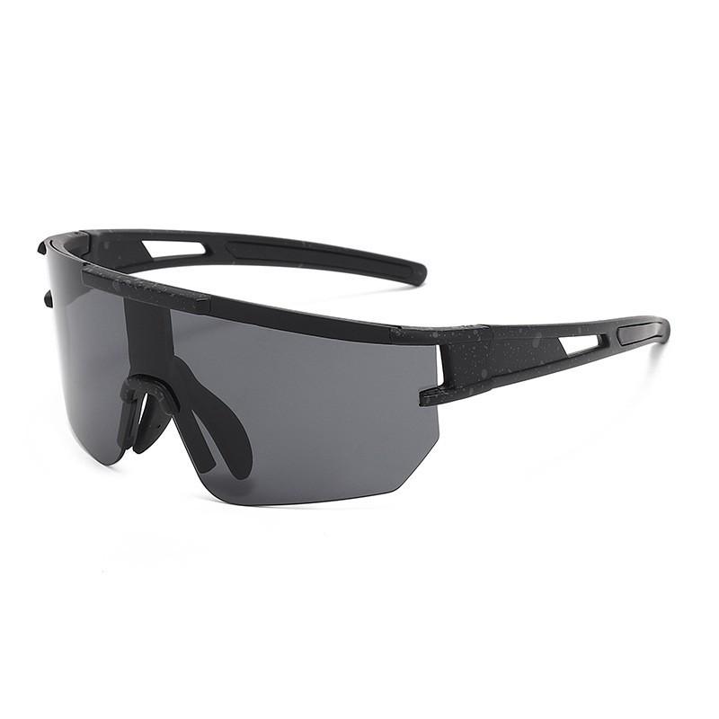 

Futuristic One-Piece Sports Sunglasses, Uv400 Protection & Eye Protection For Outdoor Cycling 1826 чорний