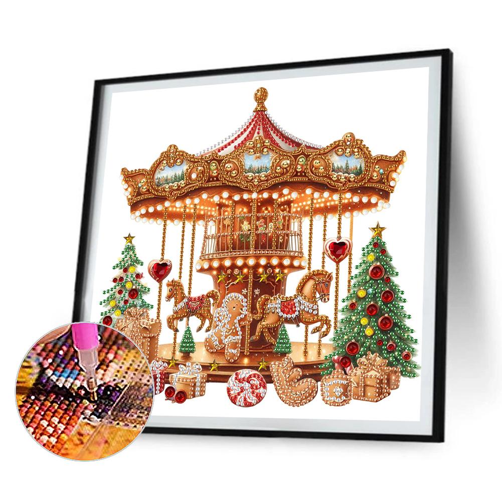 4pcs 5D DIY Special Shape Crystal Partial Diamond Painting Kit Home Wall Decor