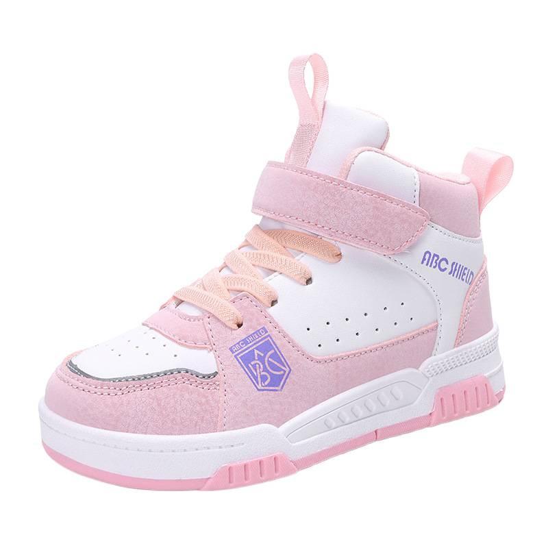 Girls board shoes 2025 new running shoes medium big boys Velcro fashion casual shoes school children's shoes