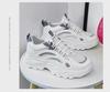 Men's White Chunky Sports Shoes - Autumn 2024 Casual Running Sneakers for Junior High Students