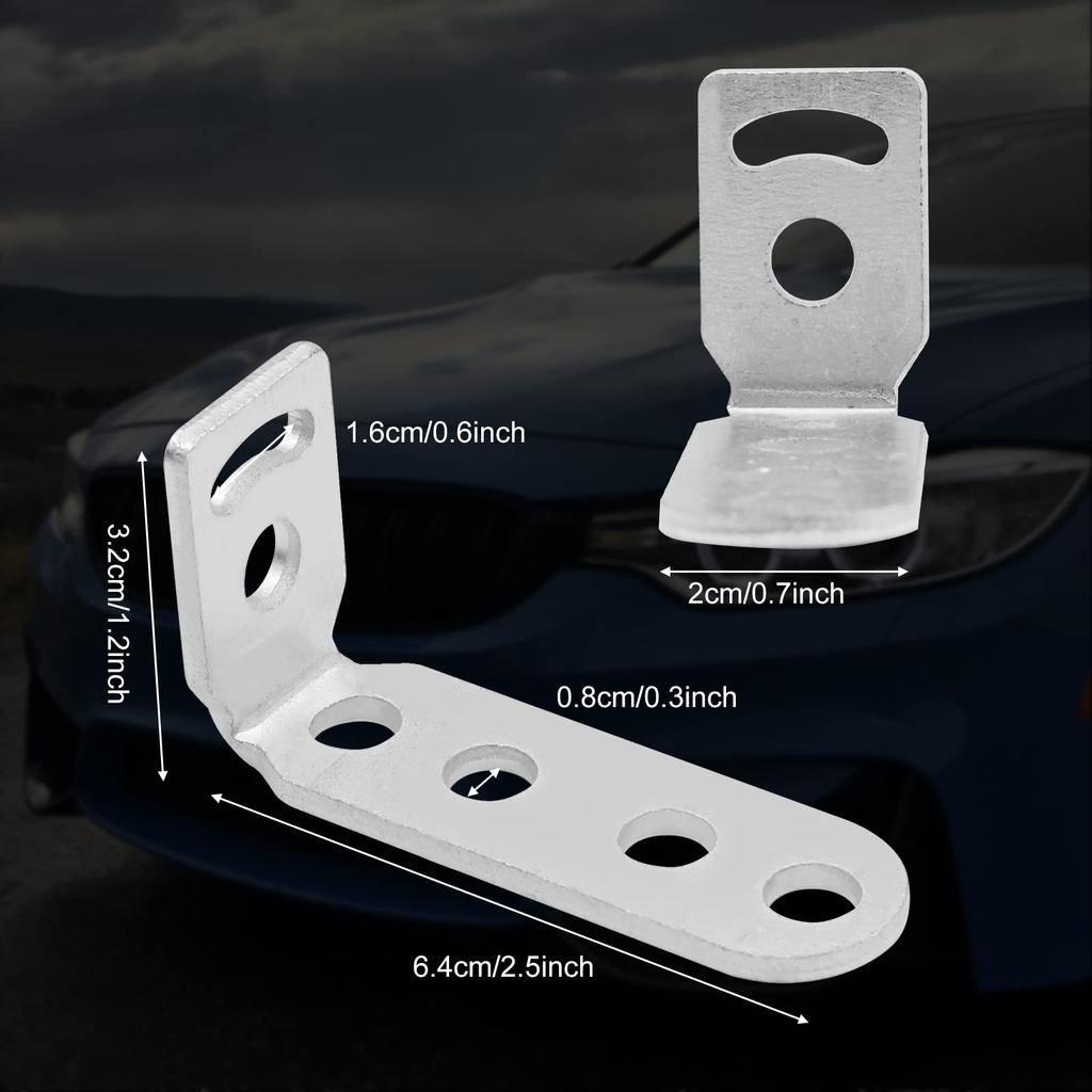 Ygmylandbb Motorcycle Front Fork Fog Light Stay, Handle, Mounting Stay, Bracket for Bikes, 4