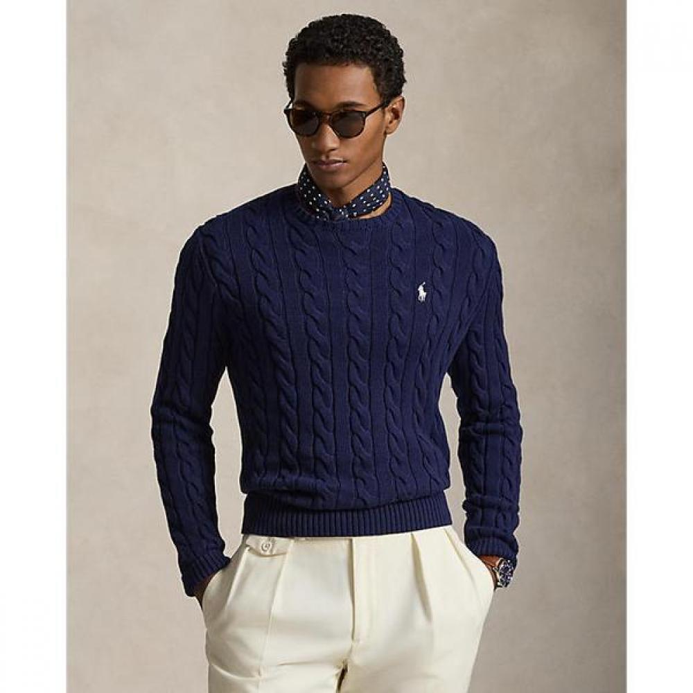 Polo Ralph Lauren Men S Cable Knit Cotton Sweater mnpoSwe16822656400 XS