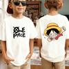 One Piece Anime T-Shirt für Herren mit Aufdruck von Roronoa Zoro, Jungen, Kindern, Harajuku, Kurzarm, Luffy-T-Shirt, Bekleidung