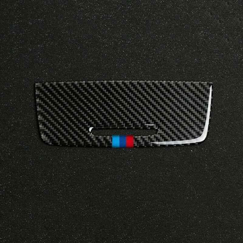 Carbon Fiber Gear Shift Position Panel Cover Trim Strip Fit for BMW 3-Series E90 E92-2005-12 Car Panel Trim Cover Sticker Decor