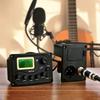 asdfs Acoustic Guitar Preamp Pickup Tuner 5-Band EQ Equalizer Piezo System with Volume Knob LCD Display Built-in Microphone