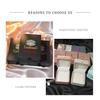 PU Leather Round Jewelry Box Packaging Creative Gift Multi Layer Portable Storage Organizer Travel Case Zipper Boxes