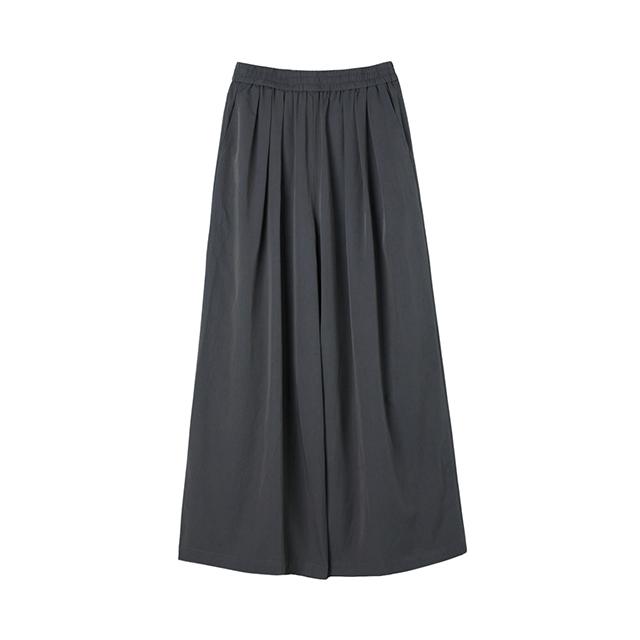 LAP Elastic Waist Tencel Wide Pants Ar1Wps71