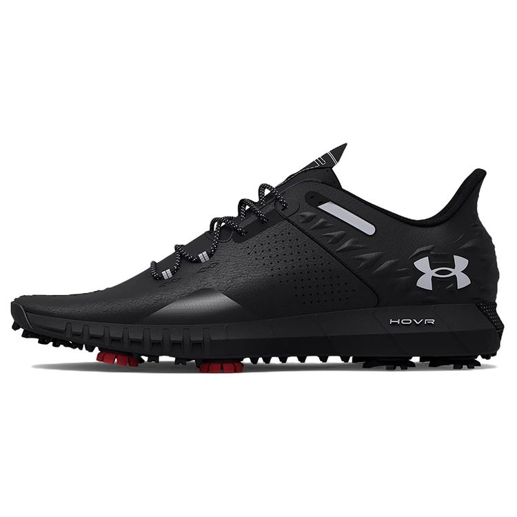 Under Armour HOVR Drive 2 Wide Golf Shoes Black Low Top Men Sneaker 3025078-001