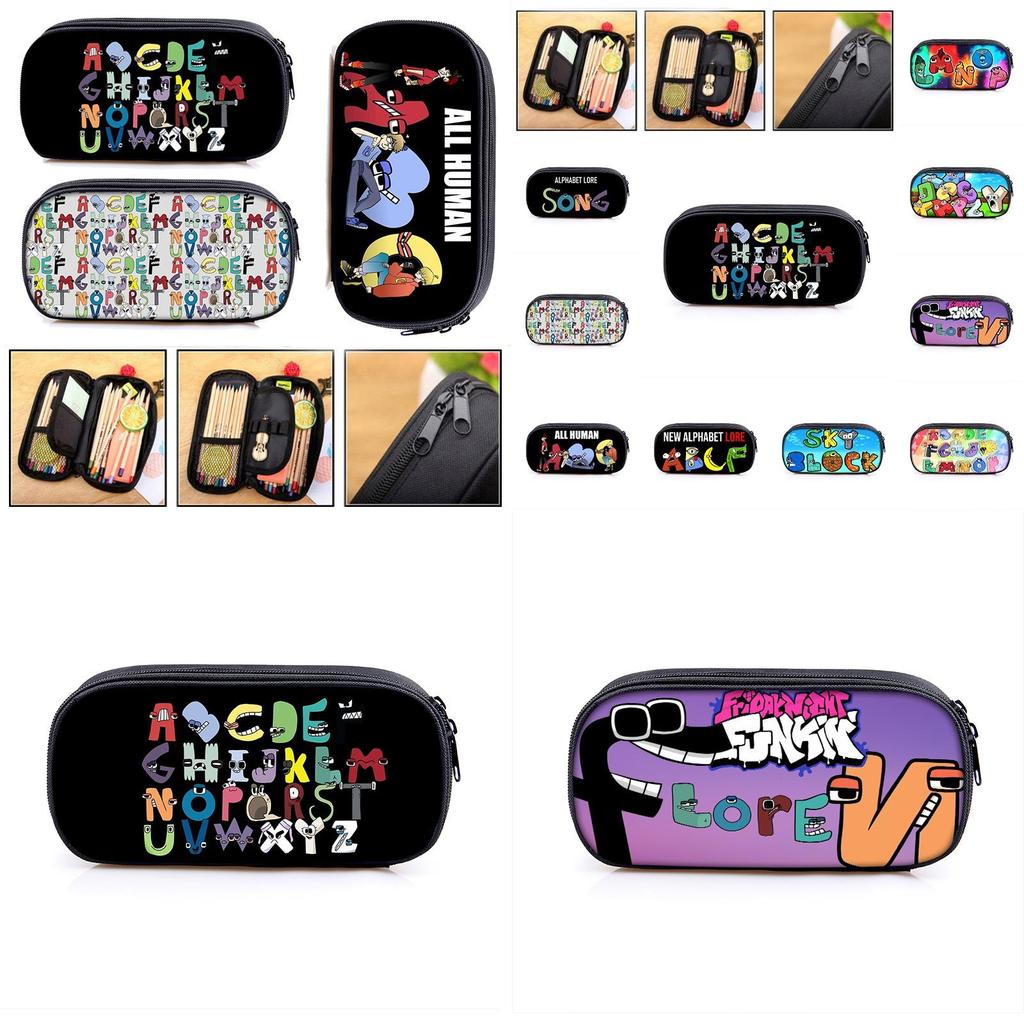 Alphabet Lore Pencil Case Large Capacity Pouch Bag For Students Gift