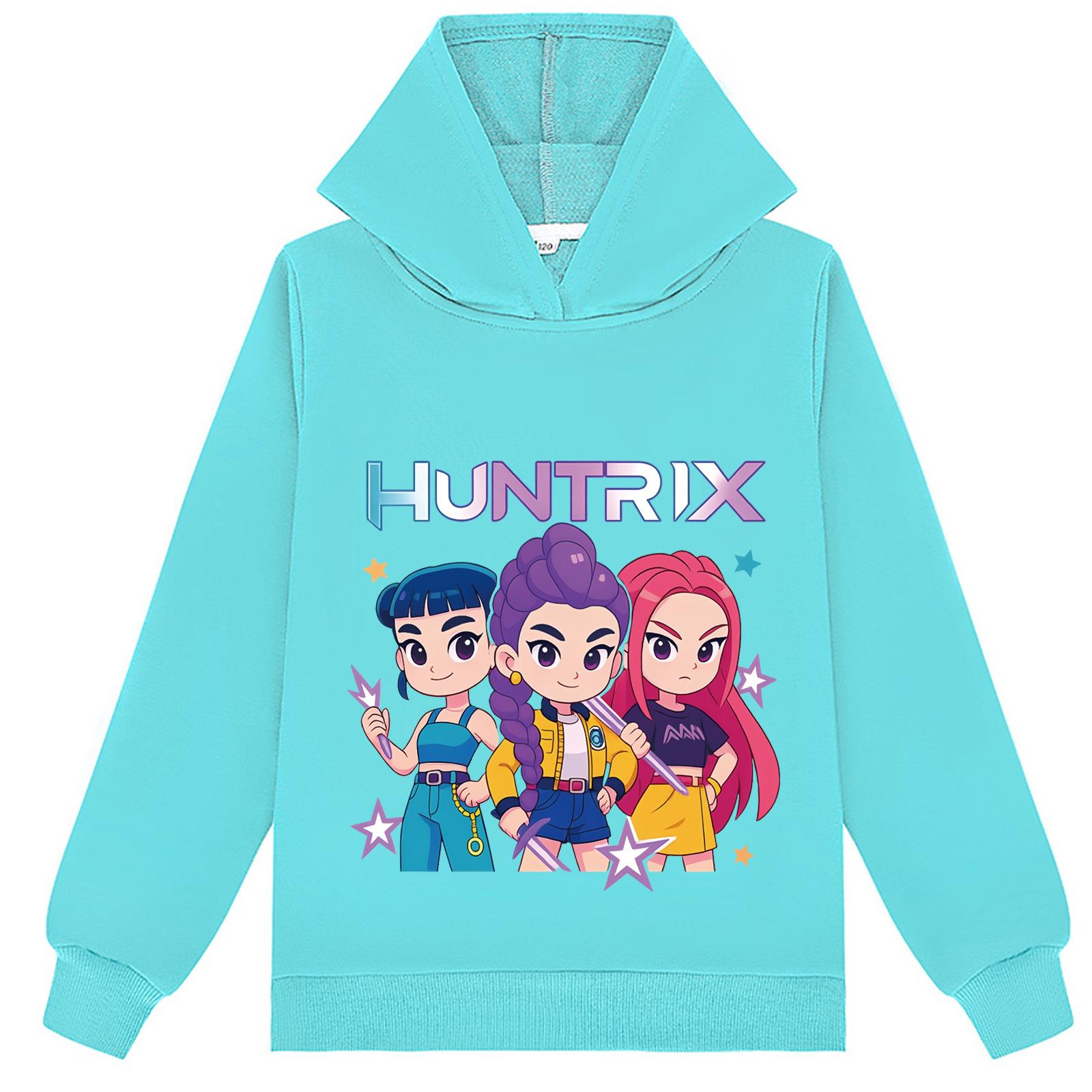 

Kids Hoodies & Sweatshirts Children s Hoodies and Sweatshirts Kpop Witch Hunt Cute Printed Hoodies Top 160 светло-синий