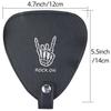 Large Capacity Black PU Leather Guitar Pick Storage Bag