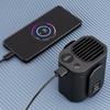 Waist Clip Fan Power Bank Fan Multifunction Cooling Fan LED Display Mini Neck Hanging Fan for Outdoor Gardening Backpacking