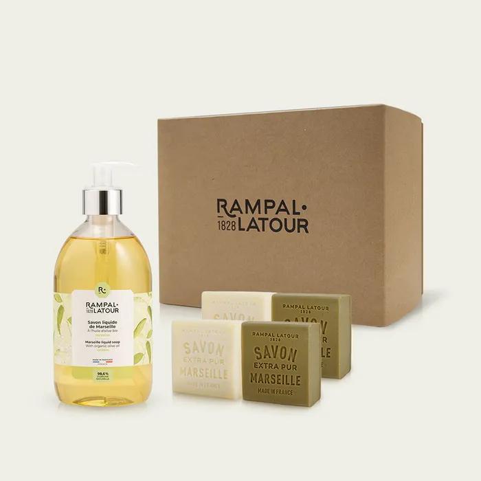 

Soap Liquid & Marseille 5-piece gift set (Verbena)