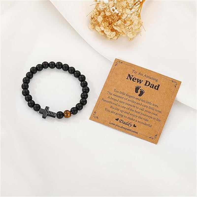 JYL TS Bracelet  Men's American Flag Cross Eye Boosts Patriotism & Luck